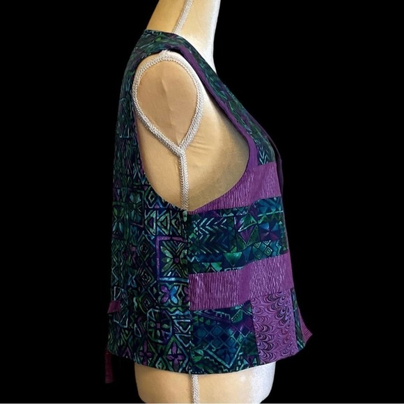 Donna McMillan Cozy Clothes handcrafted vest, medium size - Picture 4 of 9